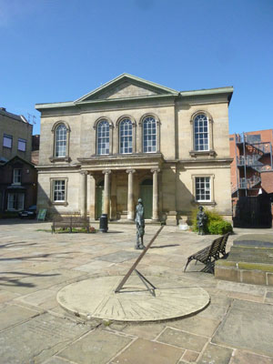 Upper Chapel Unitarian Church Sheffield - front courtyard