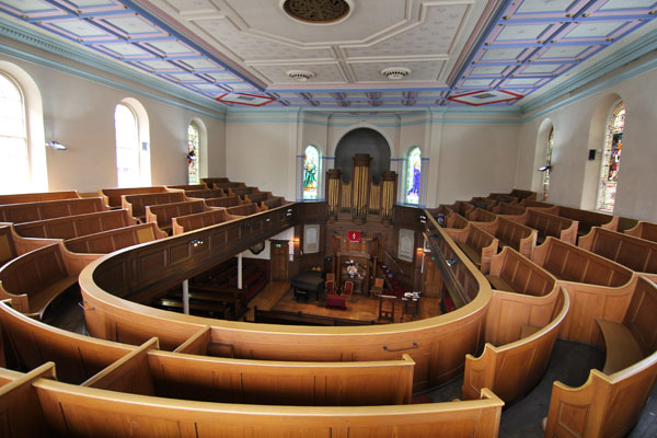 View from the back of the Gallery, within Upper Chapel.
